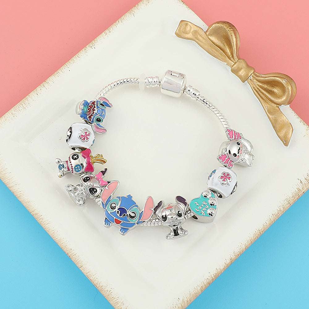 Pulseira Lilo e Stitch com Berloques Verzano®