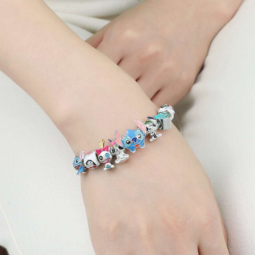 Pulseira Lilo e Stitch com Berloques Verzano®