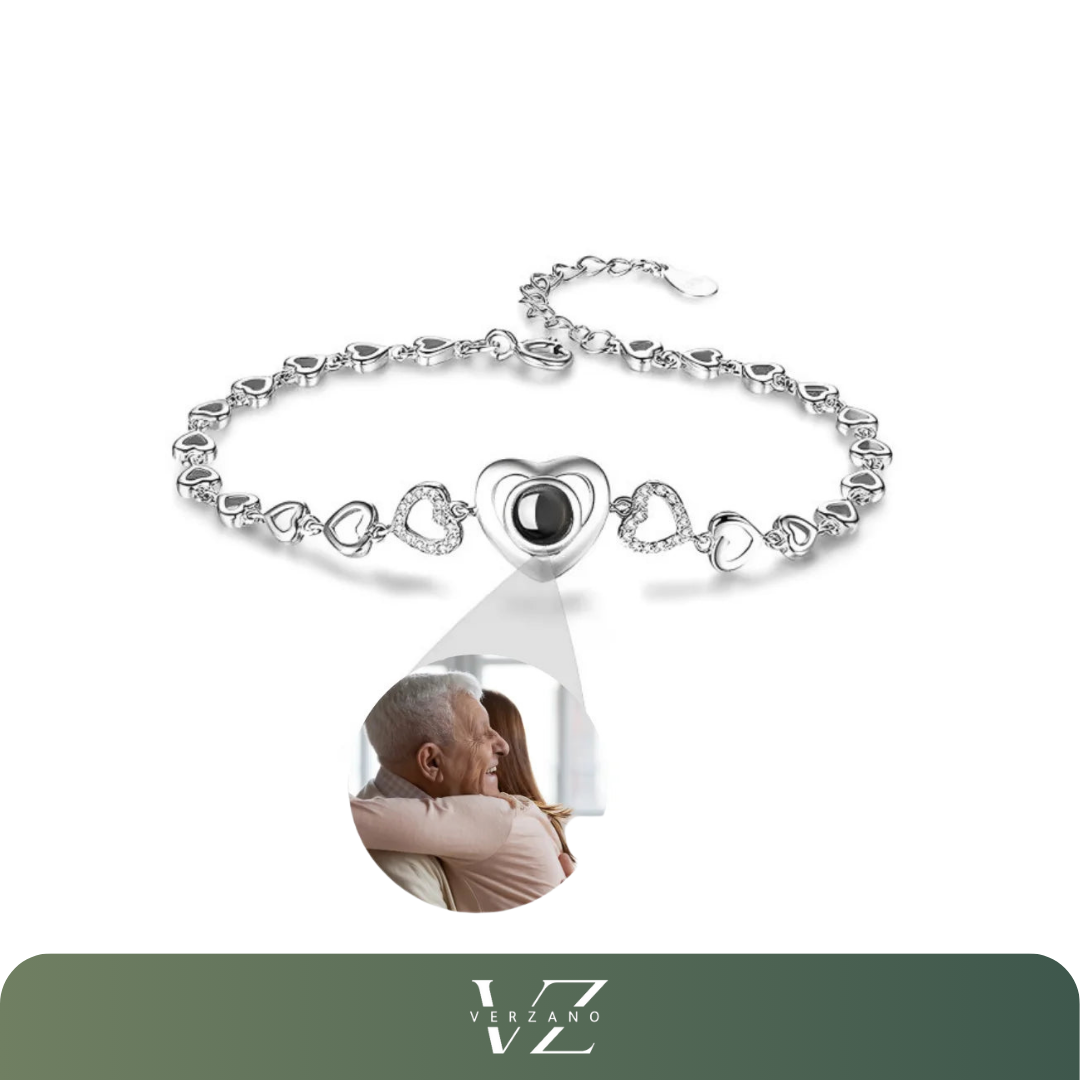 Pulseira Personalizada com Foto Heart Verzano®