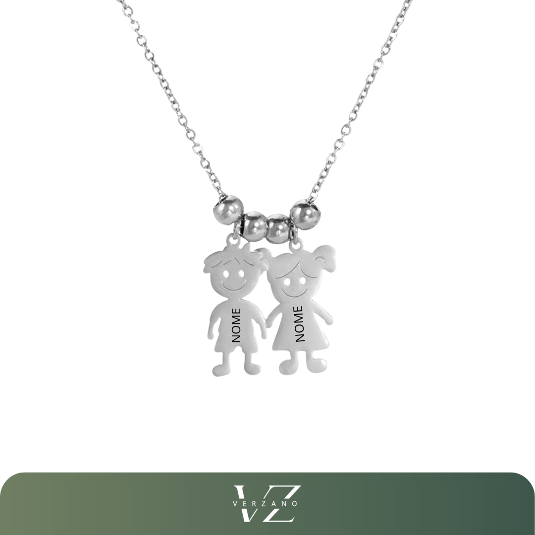 Colar personalizado com nome para mães, delicado e sofisticado.