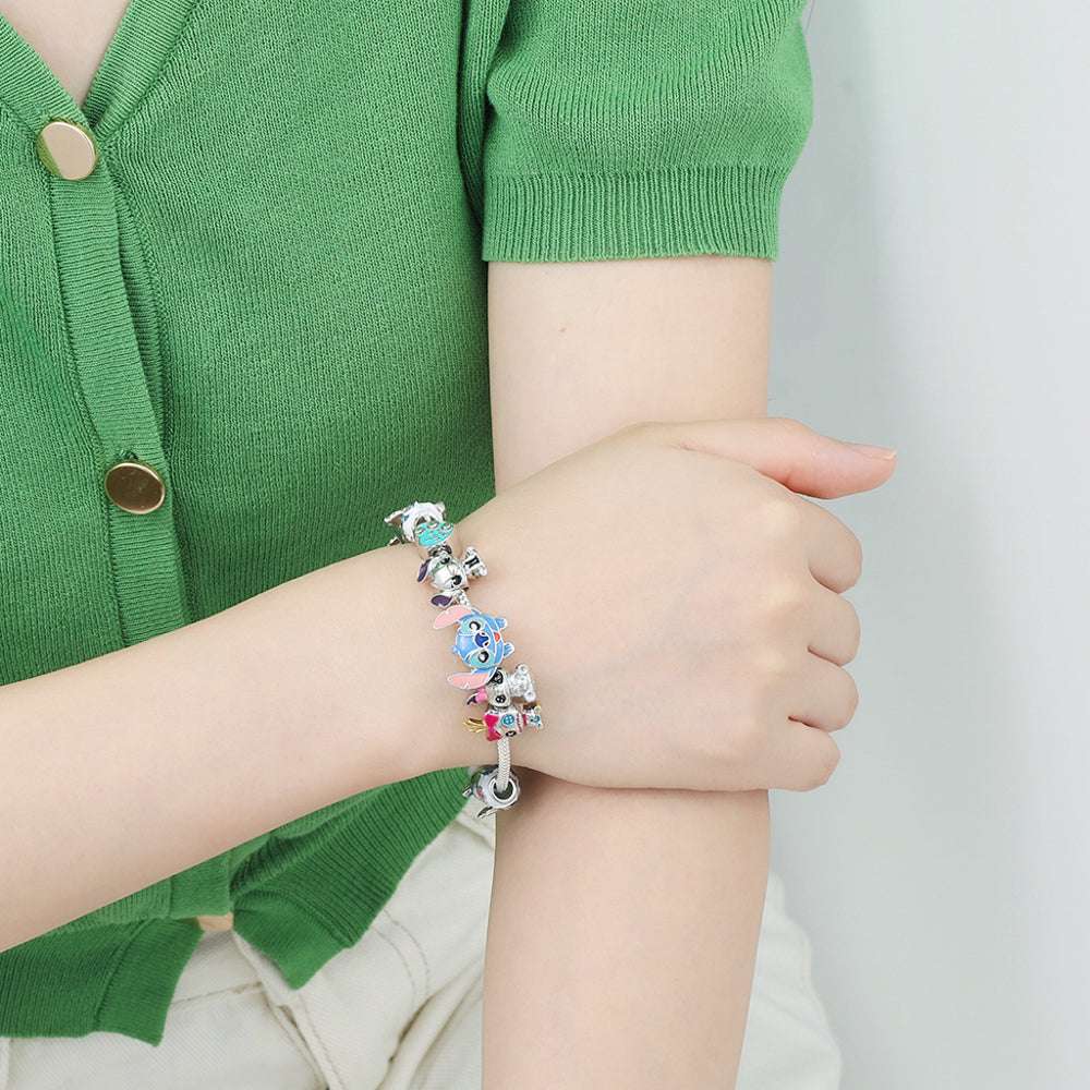Pulseira Lilo e Stitch com Berloques Verzano®