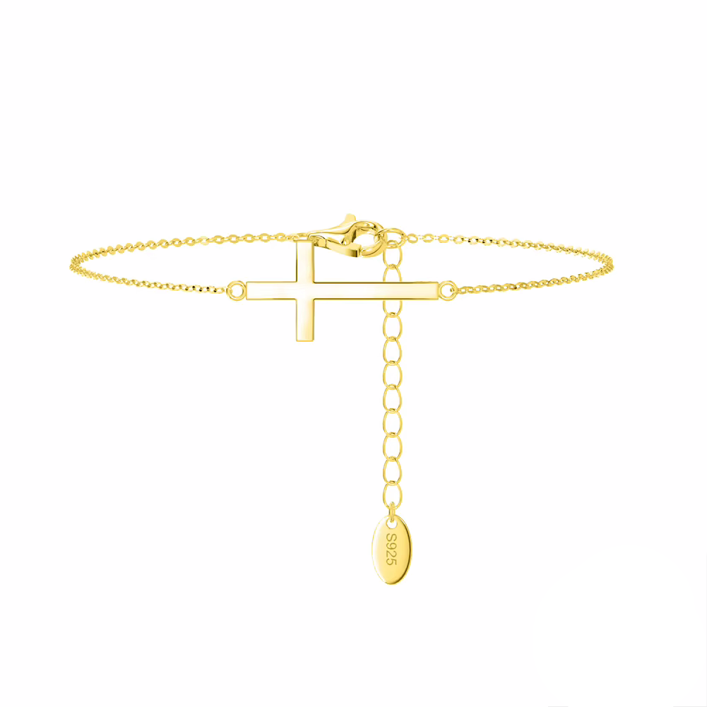 Pulseira Croix Élégante em Prata 925 Verzano®