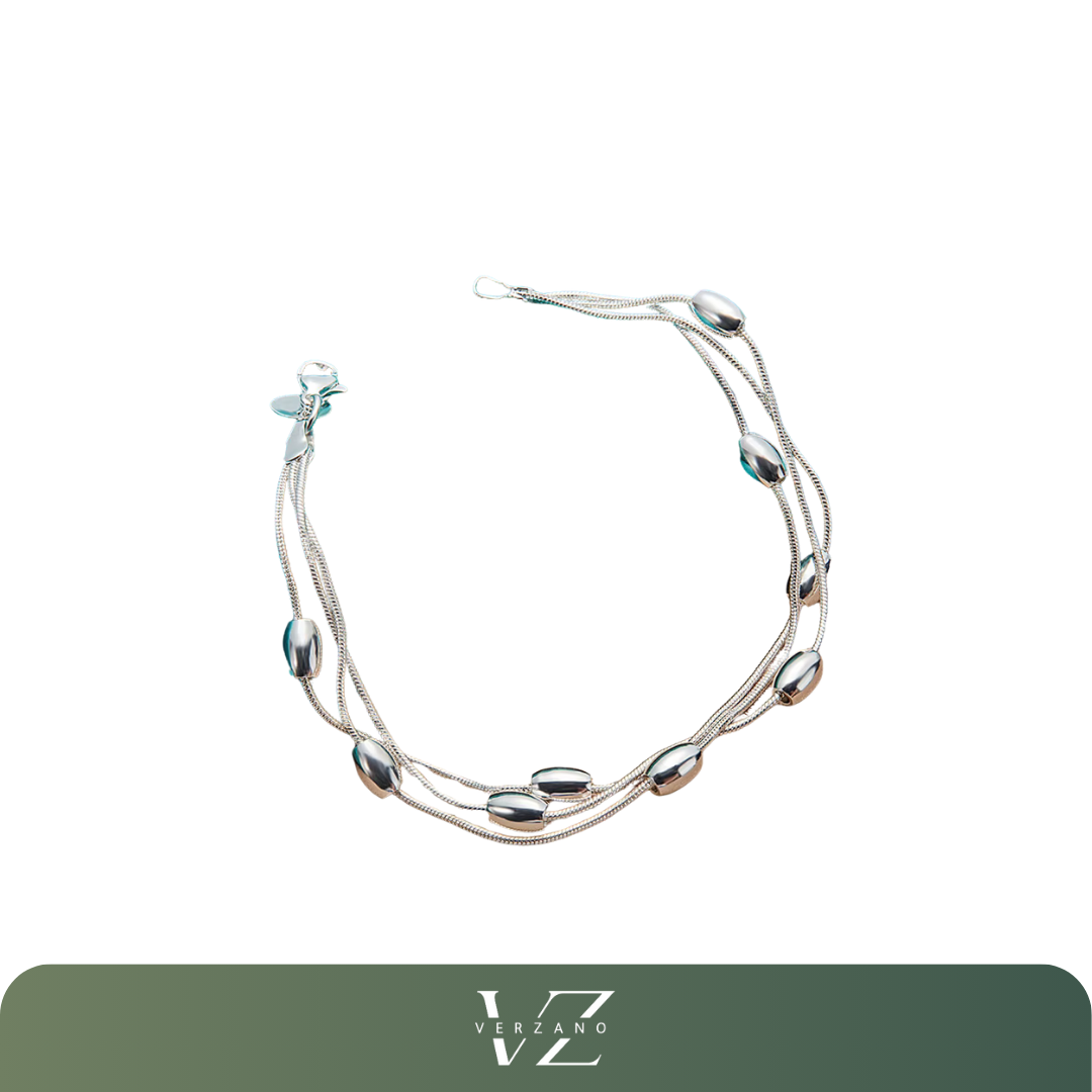 Pulseira Maleável em Prata 925 Bead Charm Verzano®