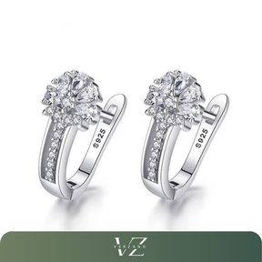 Brincos de Prata Esterlina 925 com Zircônia – Elegância e Sofisticação