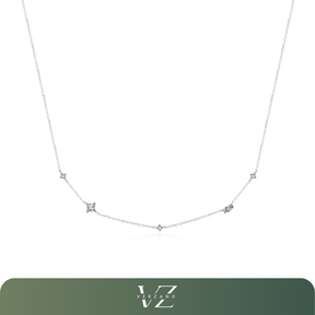 Colar de Pontos de Luz em Prata 925 Verzano®