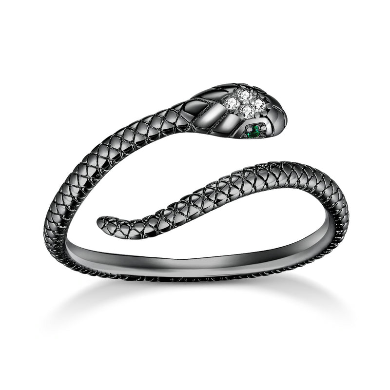 Anel Serpente Mística em Prata 925 Verzano®