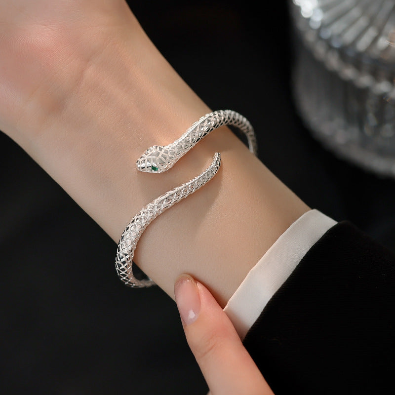 Bracelete Cobra em Prata 925 Verzano®