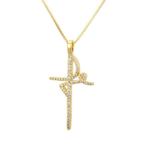 Colar Pingente Cruz de Fé em Prata 925 Verzano®