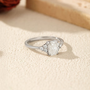 Detalhe do Anel Solitário Héritage Moissanite Verzano