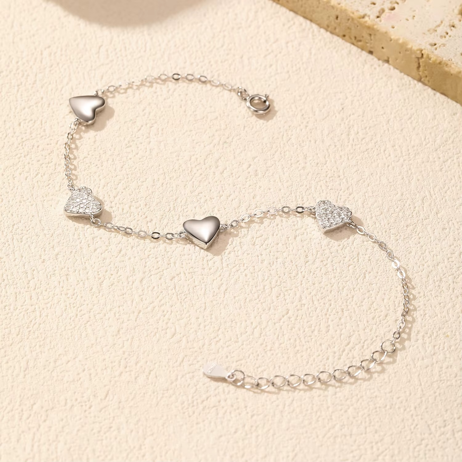Pulseira Coração em Prata 925 Verzano®