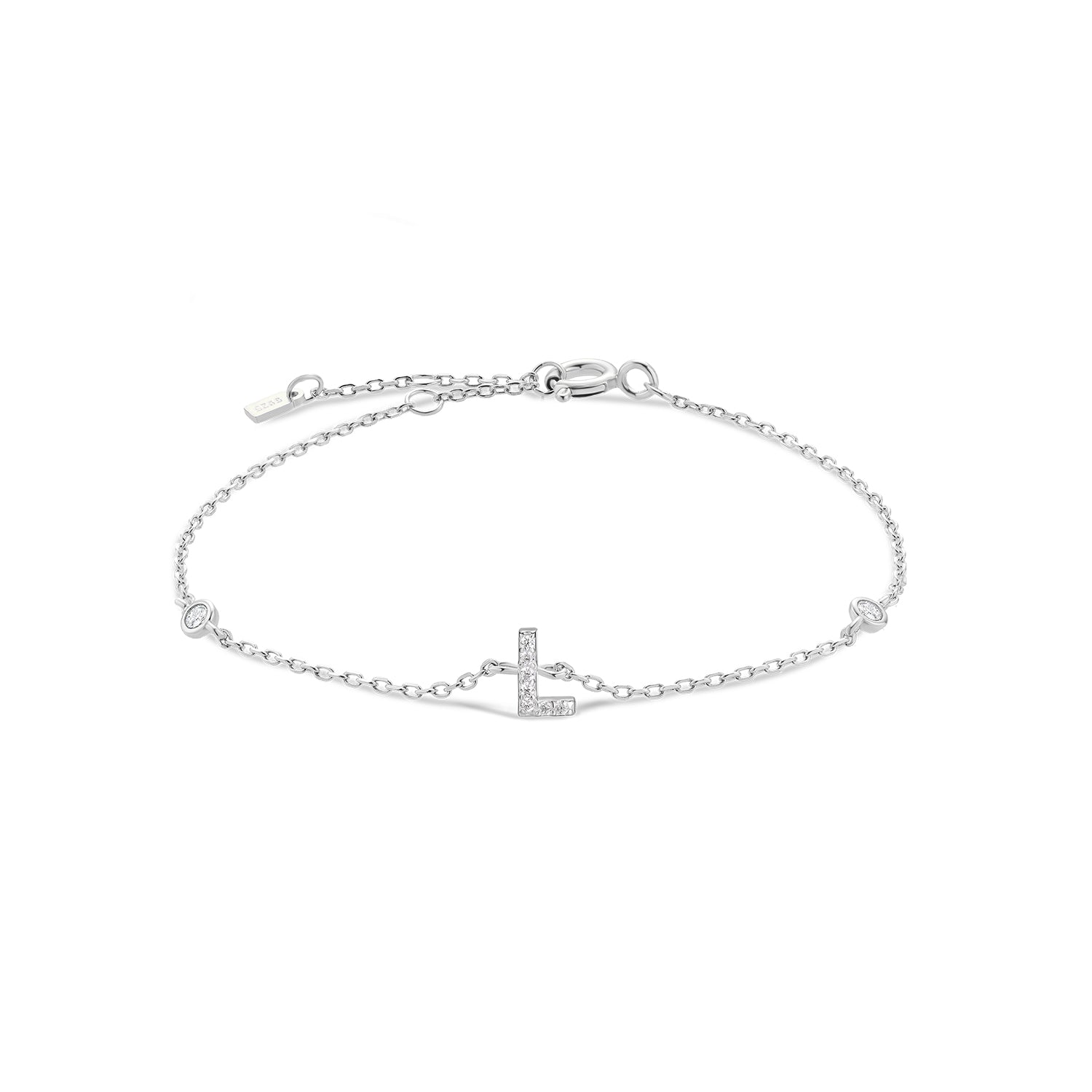 Pulseira de Monograma em Prata 925 Verzano®