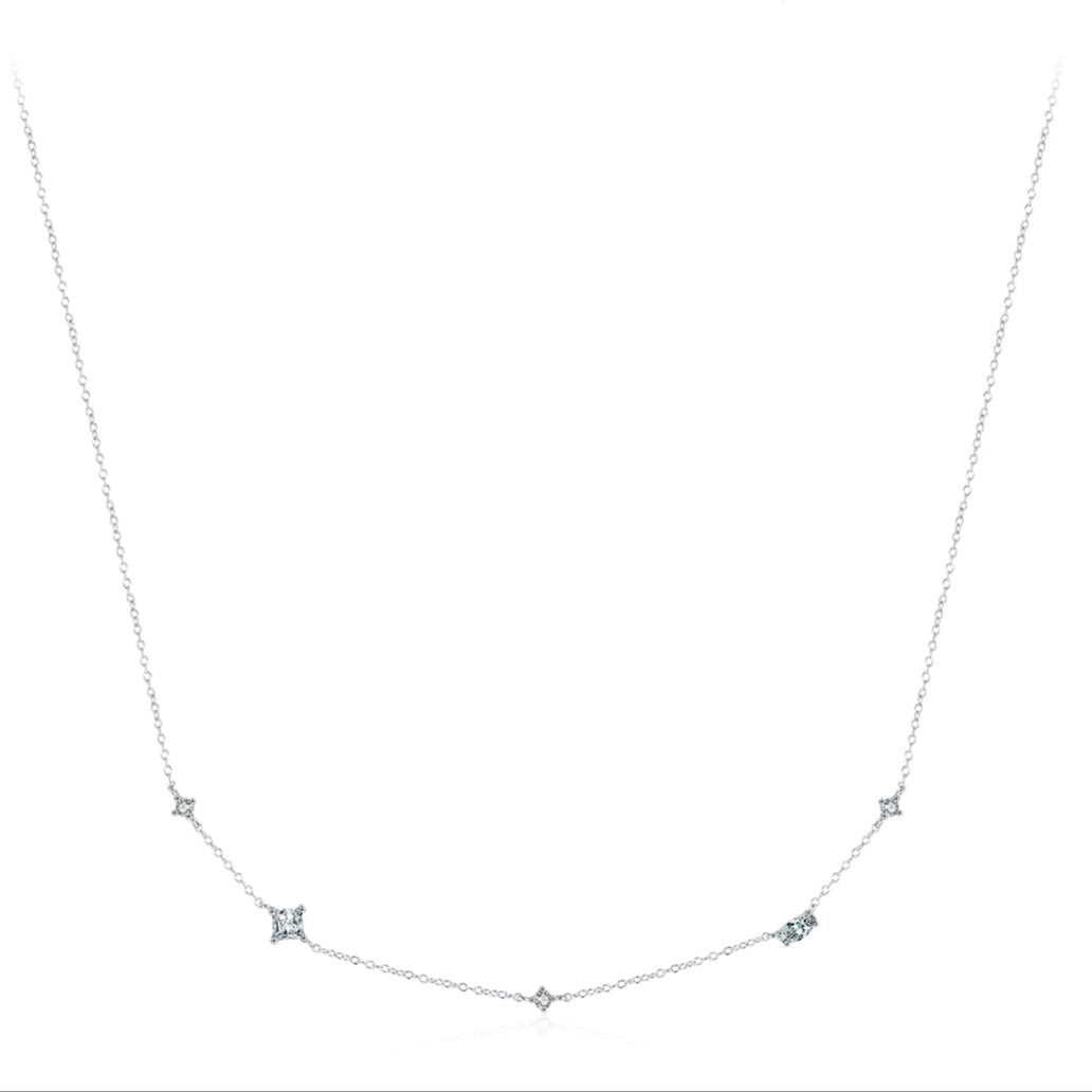 Colar de Pontos de Luz em Prata 925 Verzano®