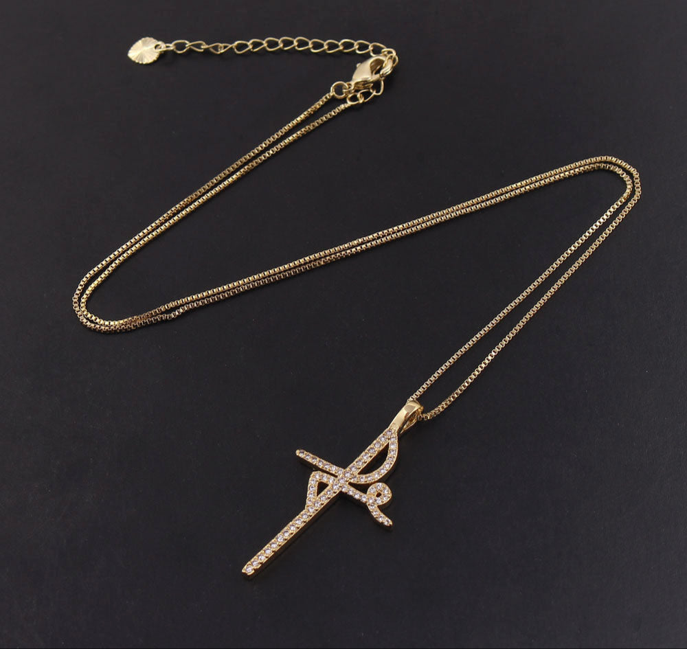 Colar Pingente Cruz de Fé em Prata 925 Verzano®