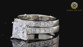 Conjunto de Alianças Duo Royale Moissanite Verzano®