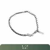 Pulseira Geométrica em Prata Esterlina 925 Verzano® – Charme minimalista, design sofisticado e moderno, ideal para mulheres que buscam elegância e conforto em joias